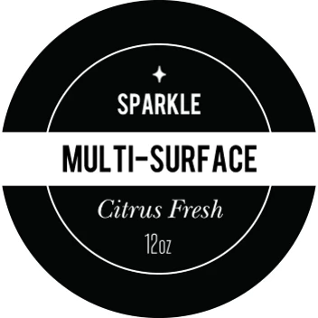 Cleaning Product Label