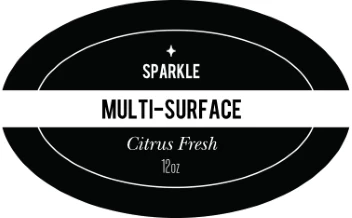 Cleaning Product Label