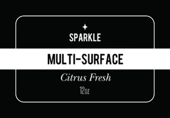 Cleaning Product Label