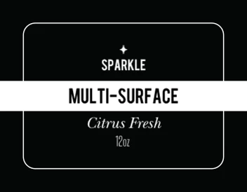 Cleaning Product Label