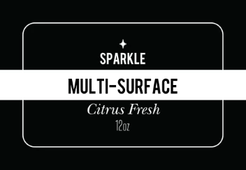 Cleaning Product Label