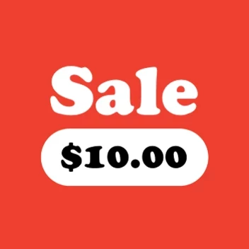 Classic Sale Label