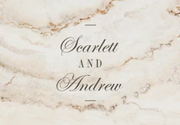 Elegant Marble Wedding