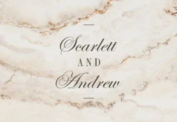 Elegant Marble Wedding