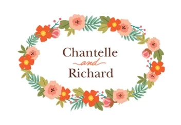 Floral Frame Wedding