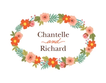 Floral Frame Wedding