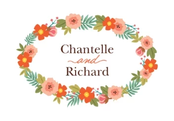 Floral Frame Wedding