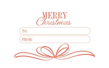 Christmas Blessings Bow