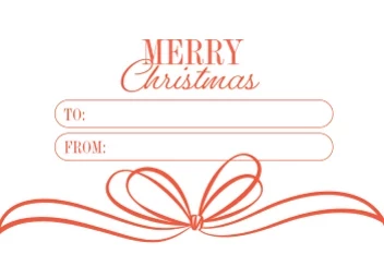 Christmas Blessings Bow