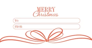 Christmas Blessings Bow