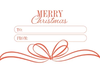 Christmas Blessings Bow
