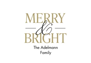 Merry & Bright Label