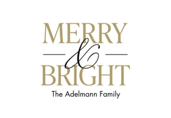 Merry & Bright Label