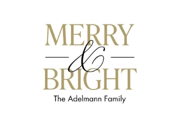 Merry & Bright Label