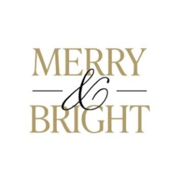 Merry & Bright Label