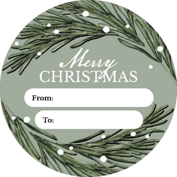 Merry Christmas Greenery