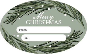 Merry Christmas Greenery