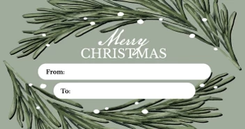 Merry Christmas Greenery