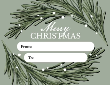 Merry Christmas Greenery