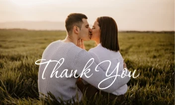 Modern Script Thank You