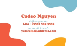 Playful Shapes Social Card