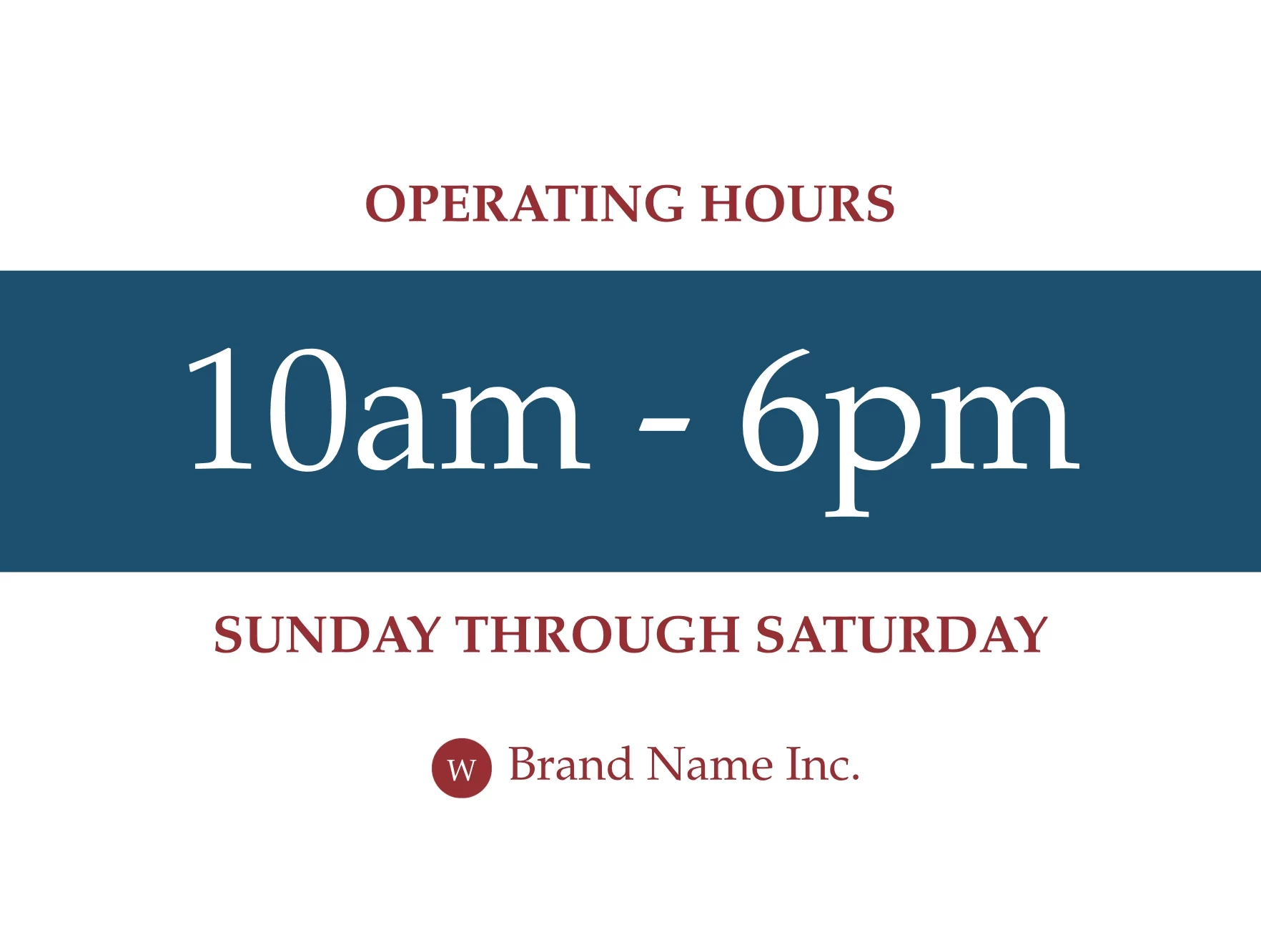 Reduced Hours