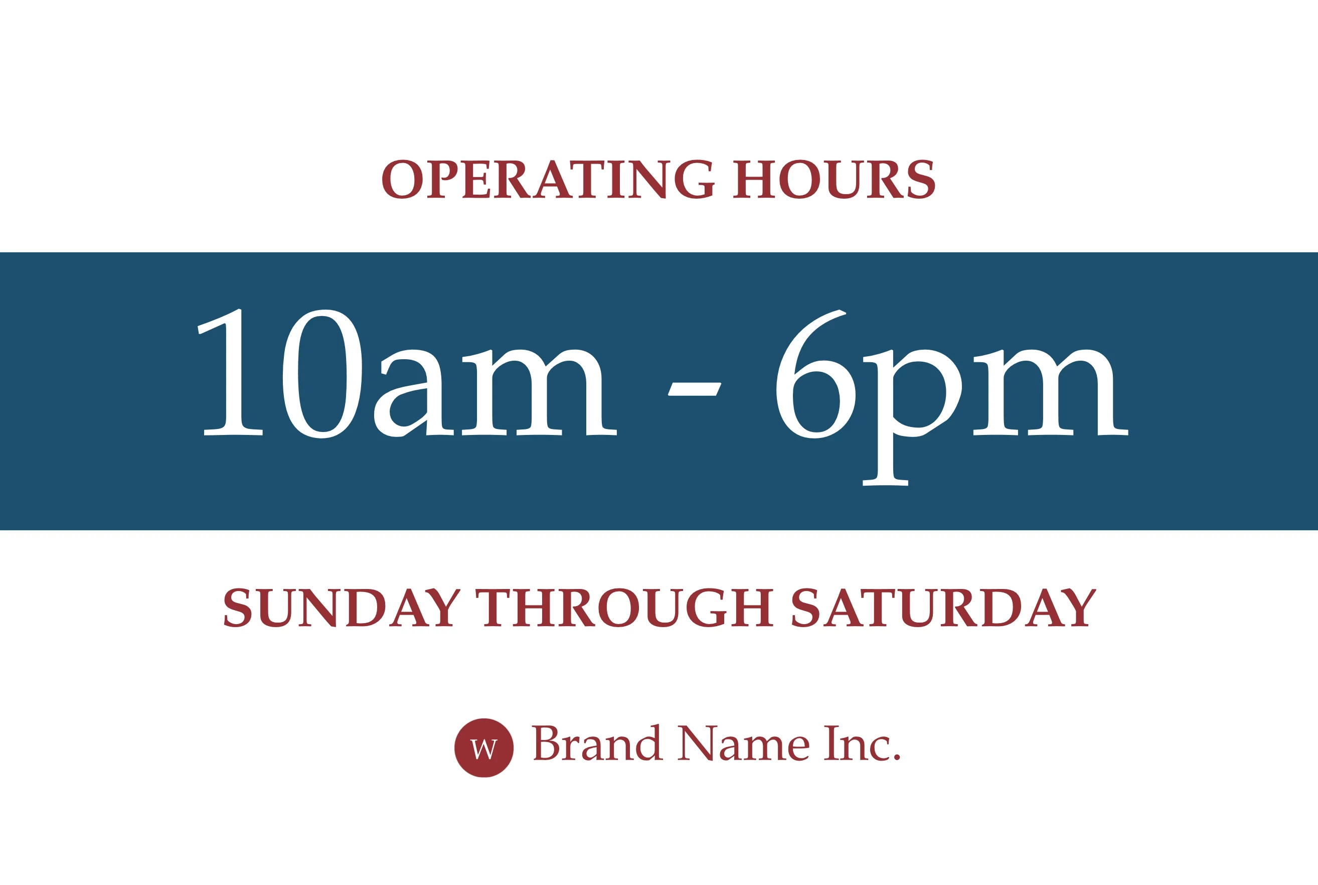 Reduced Hours