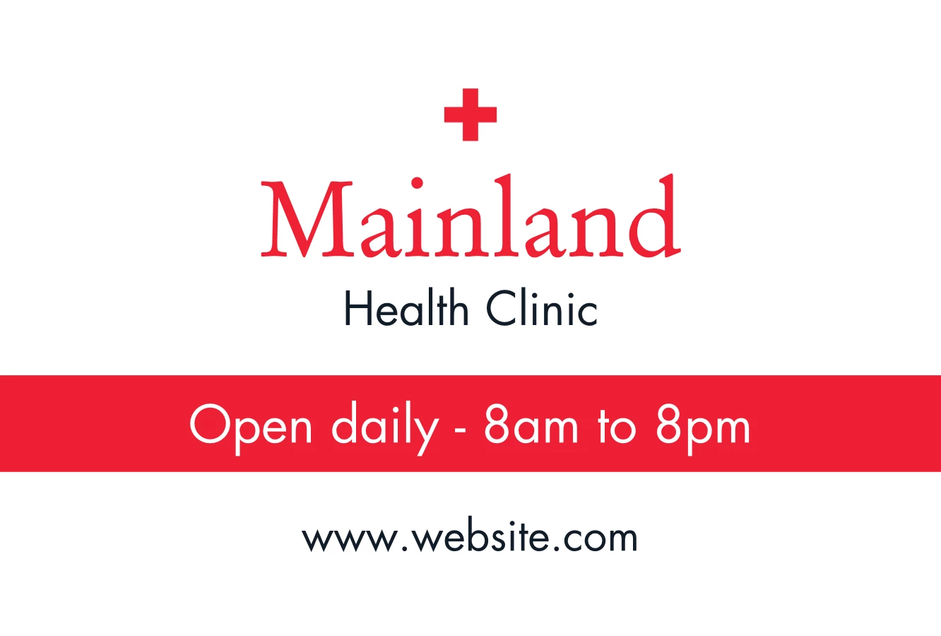 Health Clinic Hours
