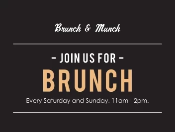 Weekend Brunch