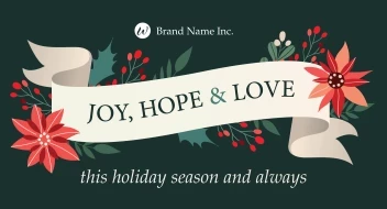 Christmas Floral Wishes