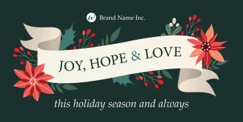 Christmas Floral Wishes