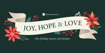 Christmas Floral Wishes