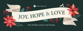 Christmas Floral Wishes