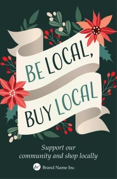 Floral Holiday Shop Local