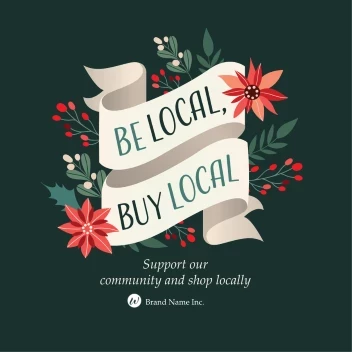 Floral Holiday Shop Local