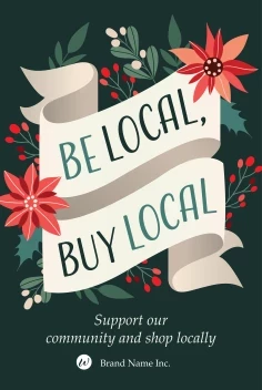 Floral Holiday Shop Local