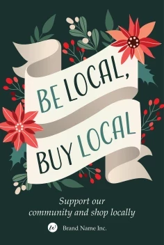 Floral Holiday Shop Local