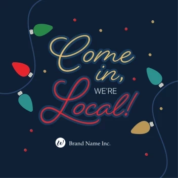 Holiday Lights Shop Local