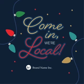 Holiday Lights Shop Local