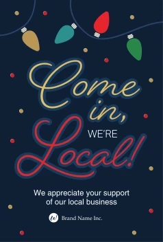 Holiday Lights Shop Local