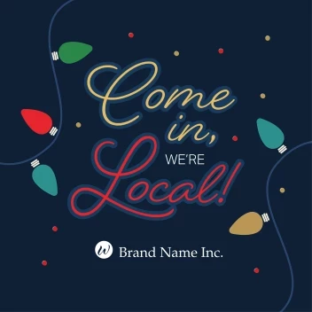 Holiday Lights Shop Local