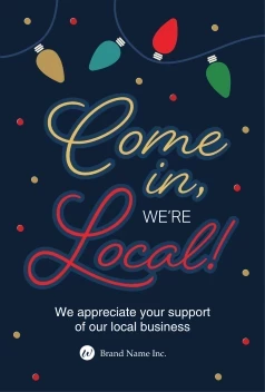 Holiday Lights Shop Local