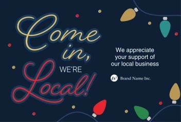 Holiday Lights Shop Local