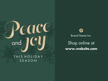 Peace and Joy Holiday