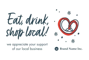 Shop Local Holiday Snowflakes