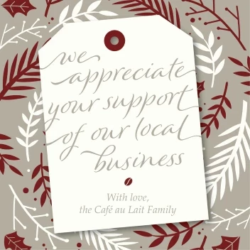 Shop Local Holiday Gift Tag