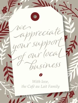 Shop Local Holiday Gift Tag