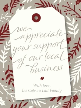 Shop Local Holiday Gift Tag