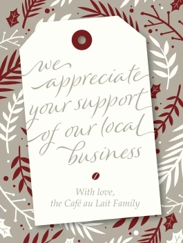 Shop Local Holiday Gift Tag