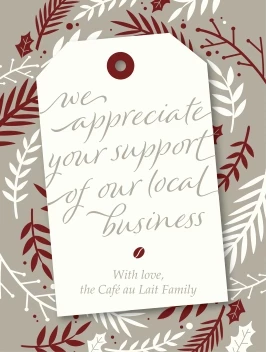 Shop Local Holiday Gift Tag